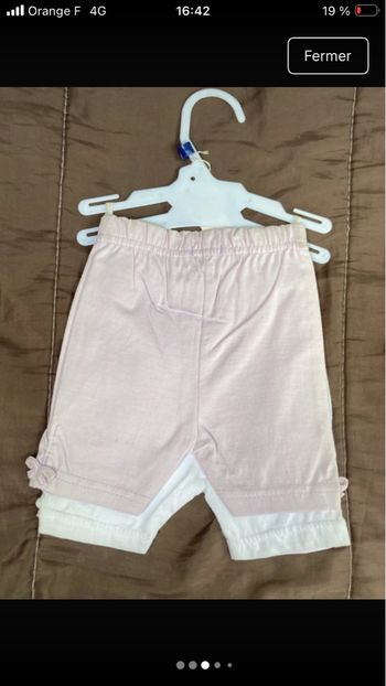 Lot de 2 shorts fille