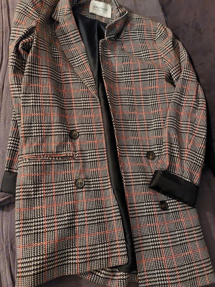 Blazer Promod à carreaux