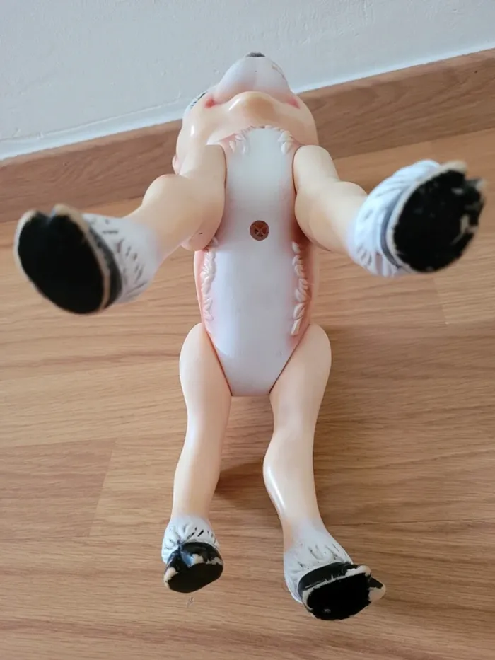 Ancien jouet pouet bambi articulé walt disney - photo numéro 3