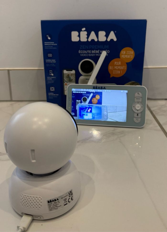 BÉABA Babyphone écoute-bébé Vidéo Zen Premium night blue. - photo numéro 5