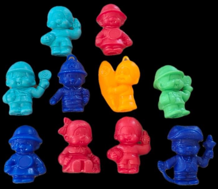Lot 3 de 10 kiki Chhichi Bonux vintages