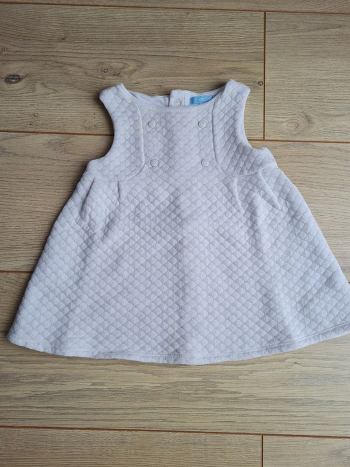 Robe blanche 12 mois Obaibi