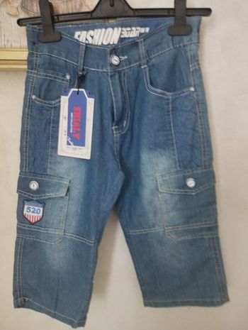 Bermuda jean fin neuf