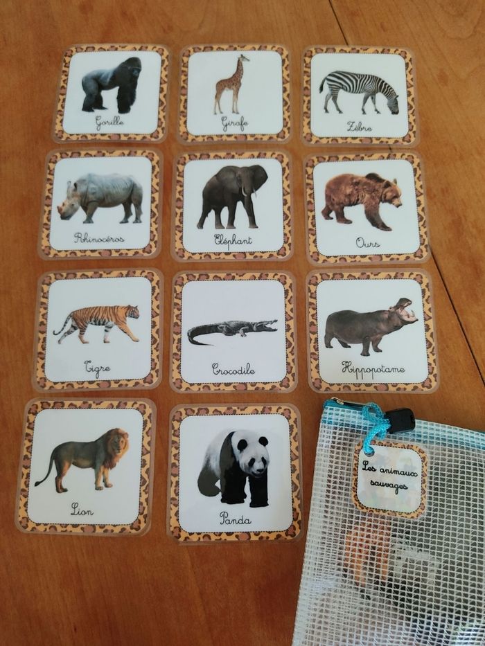 Figurines et jeu éducatif Animaux sauvages - photo numéro 3