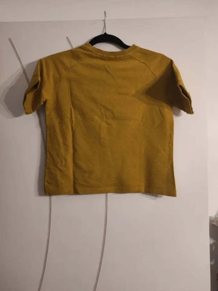 T-shirt Kiabi moutarde T12ans - photo numéro 2