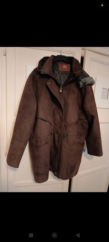 Veste longue marron - Taille L