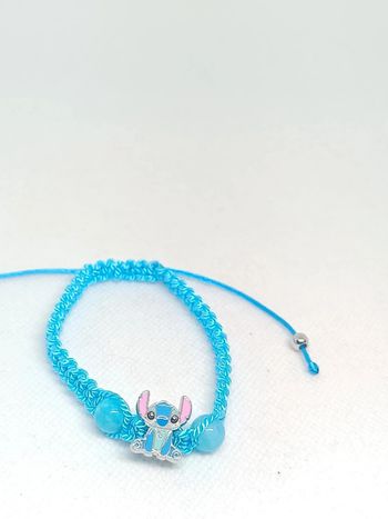 Bracelet tressé Stitch Disney et perles