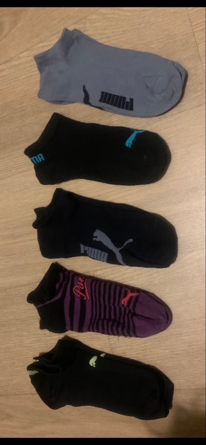 Lot de 5 soquette marque puma taille 38 - photo numéro 2