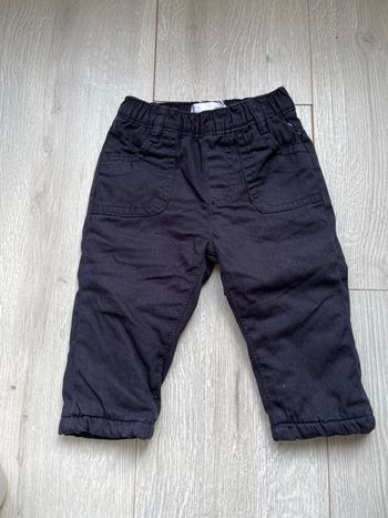 Pantalon chaud marine 9 mois