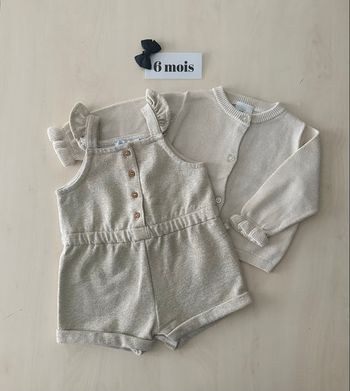 Ensemble fille taille 6 mois