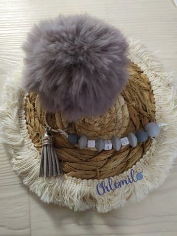 Porte clé pompon