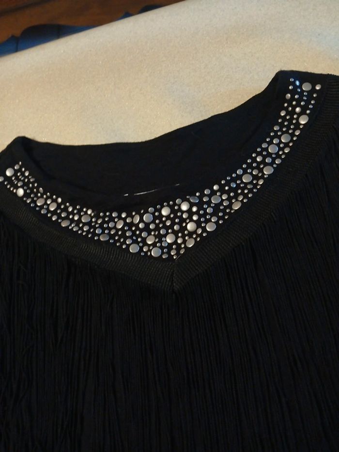 Tee-shirt manches courtes noir - photo numéro 3