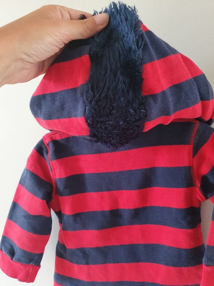 Sweat à capuche zippé 12 18 mois sprout - photo numéro 3