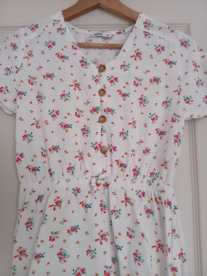 Jolie robe fleurie fille 12 ans