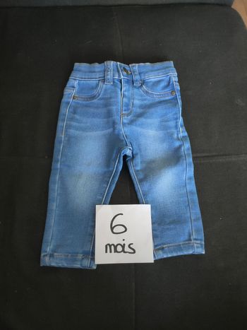Jeans bleu pour bébé garçon 6 mois kimbaloo