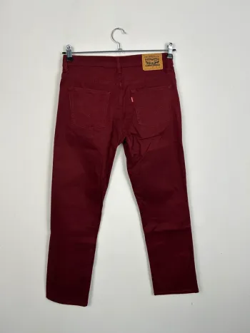 Jean Levi's Homme Bordeaux W33 L28 | 511 Slim | Très Bon État | BP196