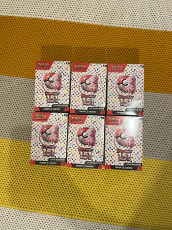 x6 Pokémon Bundle 151 - FR Scellé