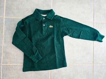 Polo manches longues Lacoste
