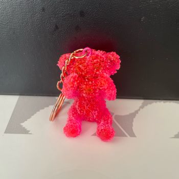 Porte-clés ourson 3D assis