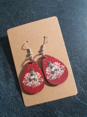 boucle d'oreille bouddha