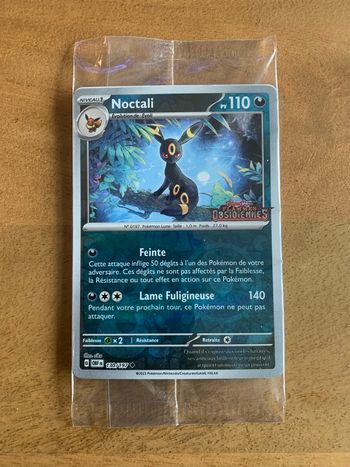 Carte Pokemon Noctali reverse 130/197