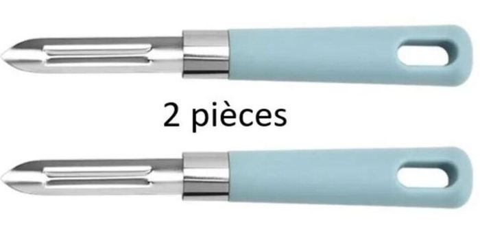 lot de 2 économes/éplucheurs fruit et légumes