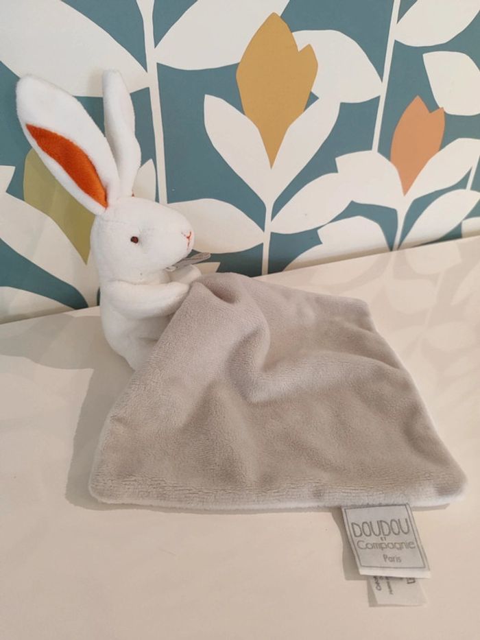 Doudou lapin mouchoir doudou et compagnie - photo numéro 2