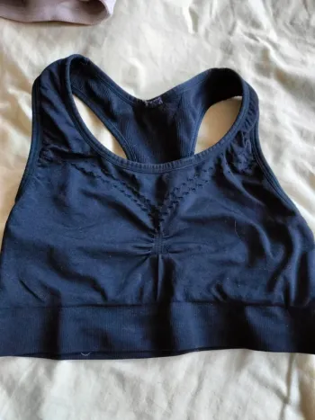 Brassière de sport noir T 36/38