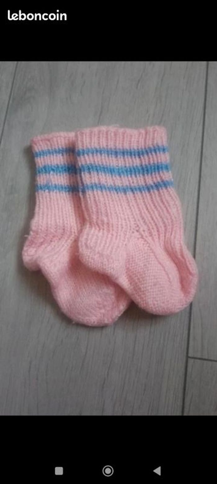 Lot chaussettes et collants fille 0/3 mois - photo numéro 2