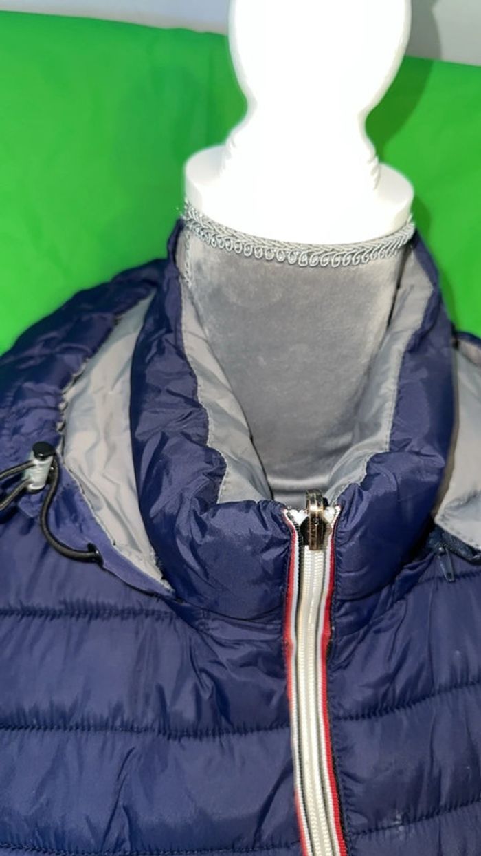 Blouson mixte réversible bleu marine et gris. Taille S. - photo numéro 3