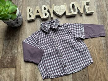 - Chemise Sucre d’orge               - 6 mois - Très bon état