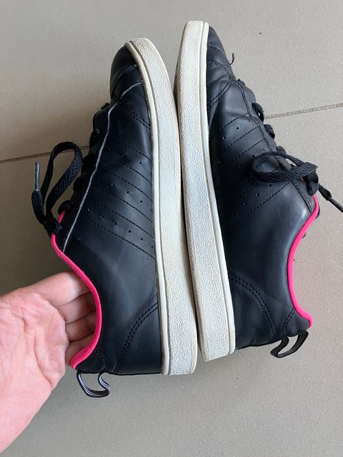 Baskets adidas pointure 38 noire et rose - photo numéro 6