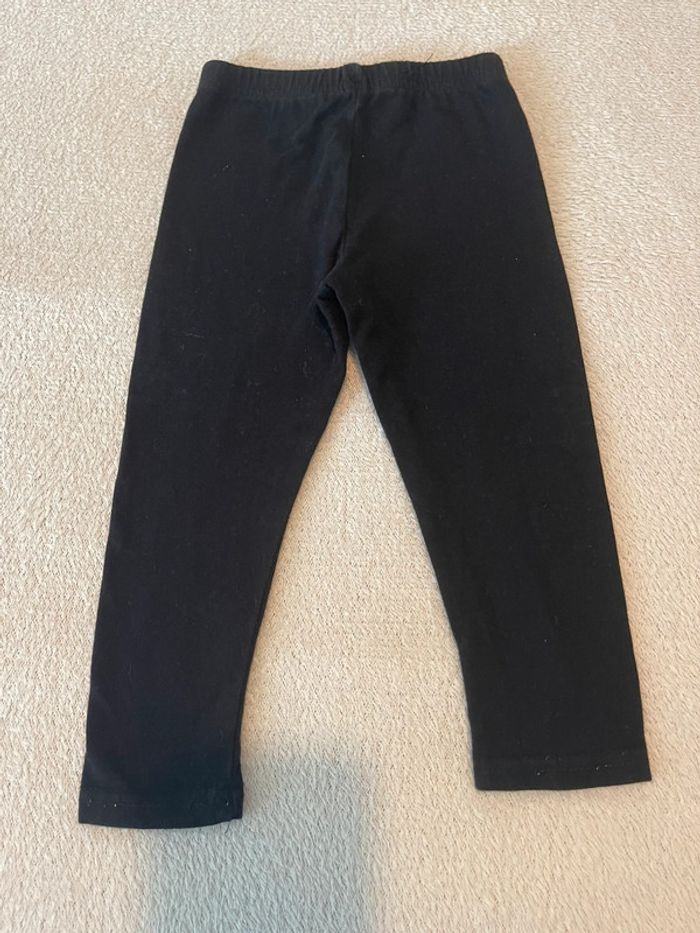 Legging noir imprimé - 30 M / 96 cm - photo numéro 3