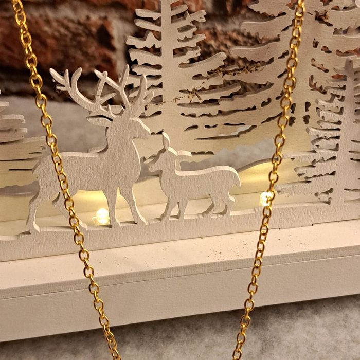 Collier doré avec pendentif strass verre transparent - photo numéro 6