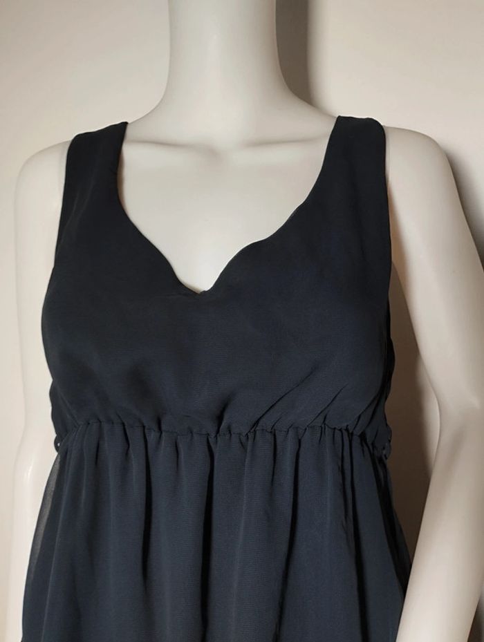 Robe bleue marine Naf Naf taille 38 - photo numéro 2