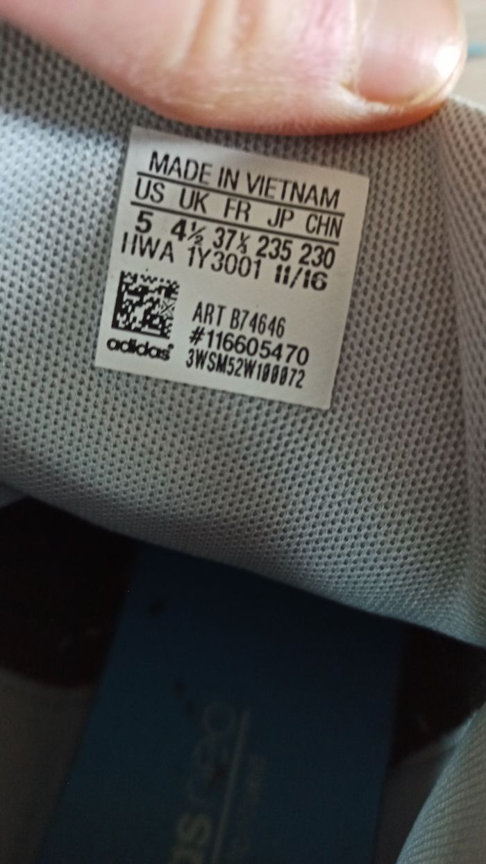 Baskets lacets Adidas 37 1/3 bon état - photo numéro 7