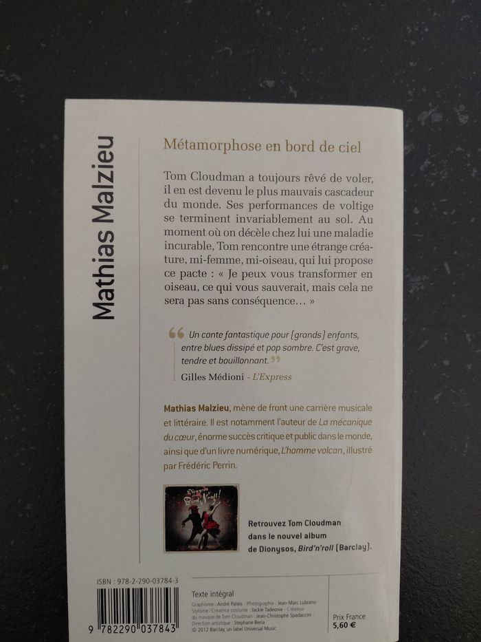 Livre métamorphose en bord de ciel - photo numéro 2