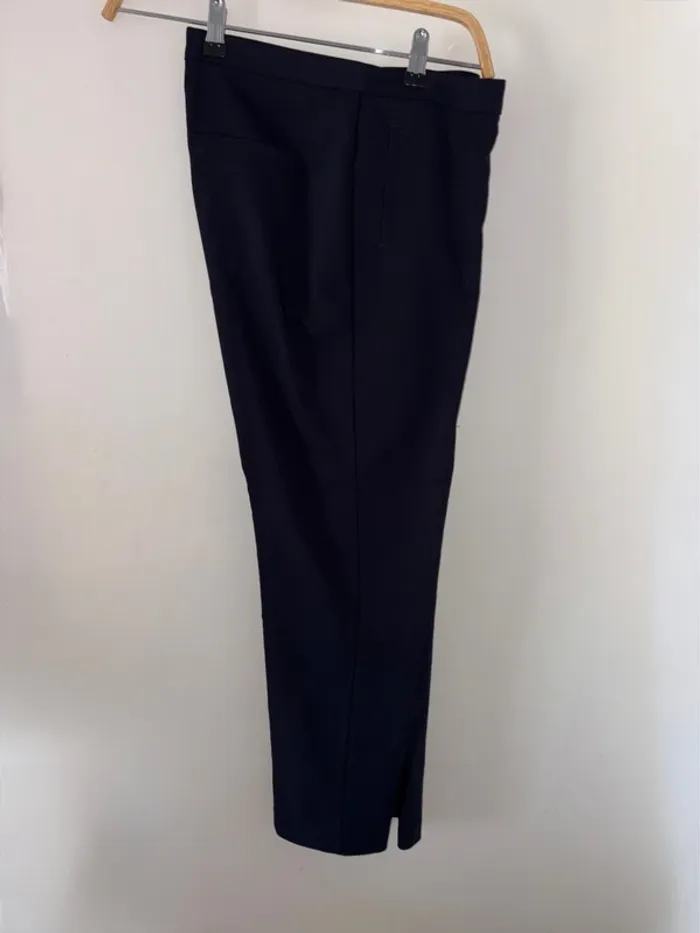 Pantalon à pinces femme Sfera taille 44 bleu marine en très bon état - photo numéro 14