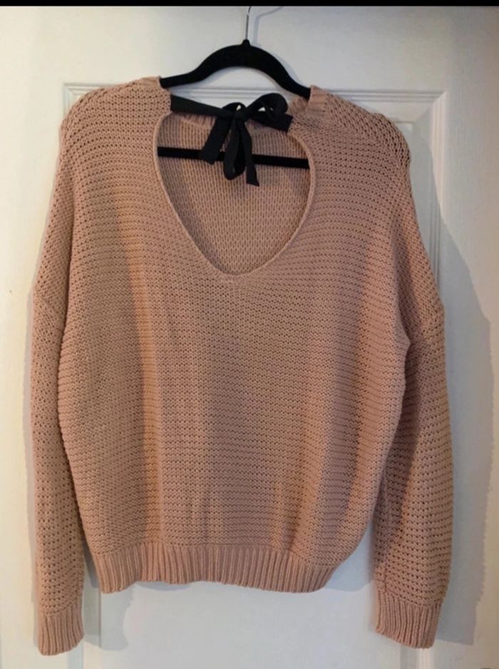 Pull oversize S Pimkie rose poudré - photo numéro 3