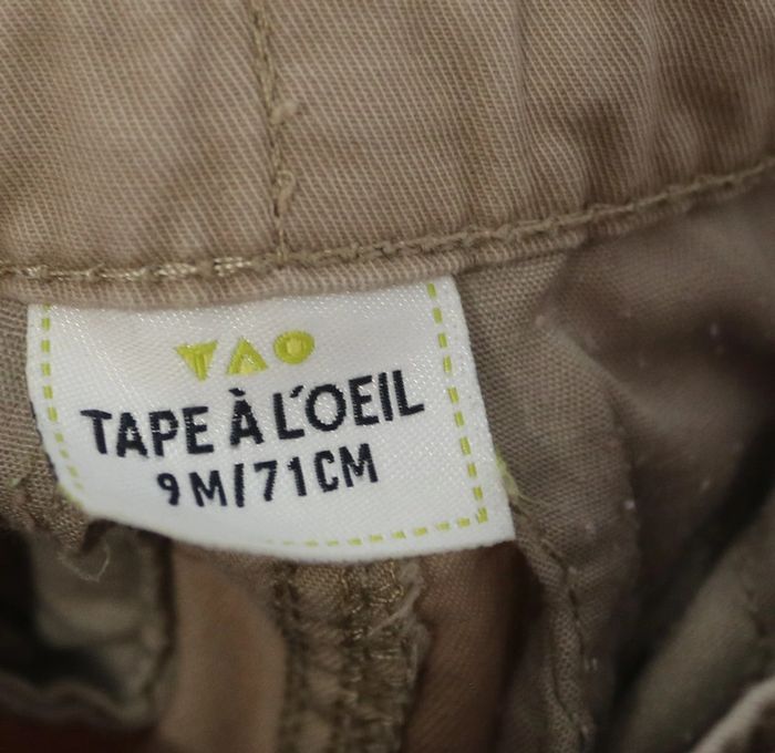 Ensemble haut Vertbaudet et pantalon Tape à l'oeil 9 mois - photo numéro 4