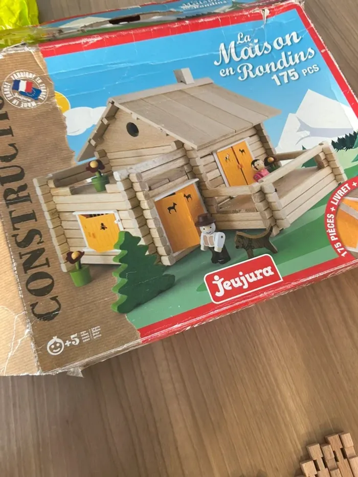 Jeu de construction jeujura 175 pièces