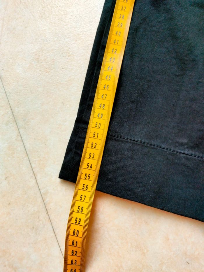Pantalon noir court taille 42 marque camaïeu - photo numéro 6