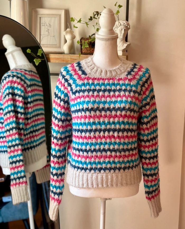Pull en maille colorée Zara – Taille S - photo numéro 2