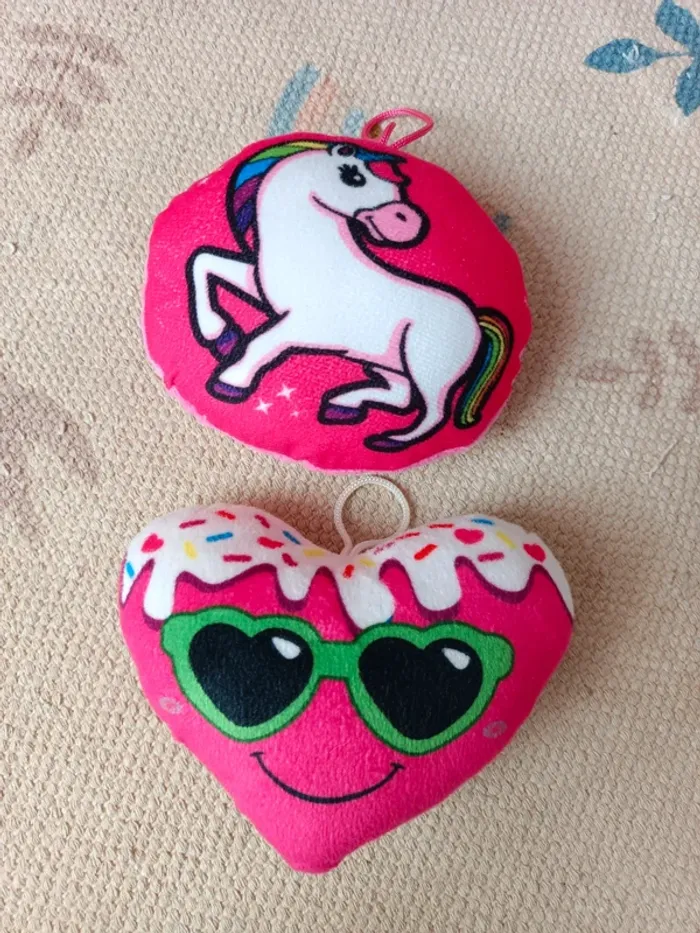 Peluche licorne 🦄 et coeur