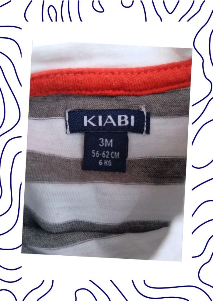 Tee shirt 3 mois Kiabi - photo numéro 2