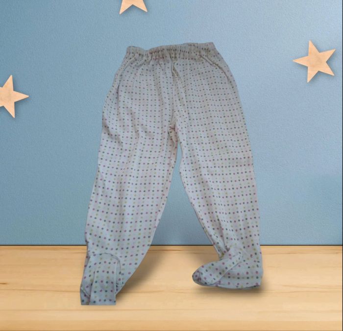 Lot de 2 bas de pyjamas fille 18 mois et 24 mois - photo numéro 5