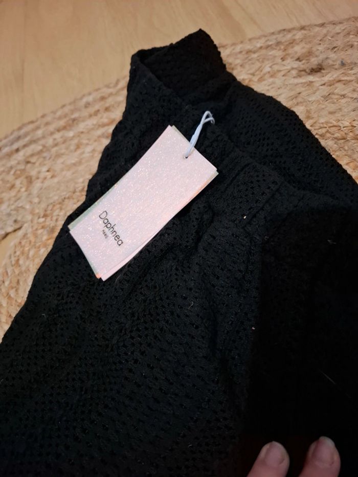 Pantalon noir en dentelle neuf Daphnea taille S 36 - photo numéro 6