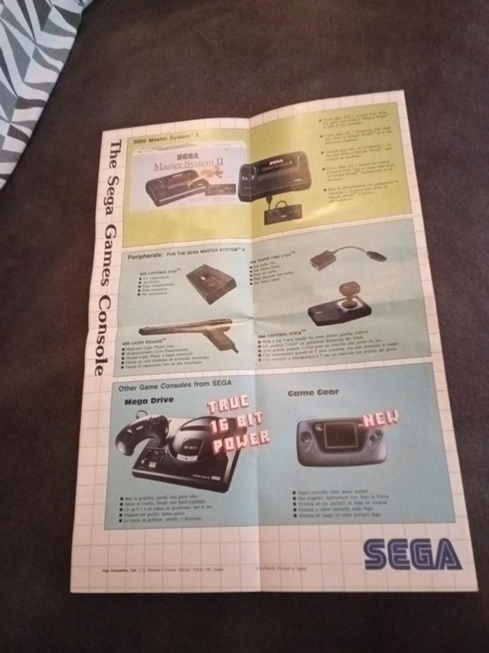 Dépliant Sega Games Catalog - photo numéro 3