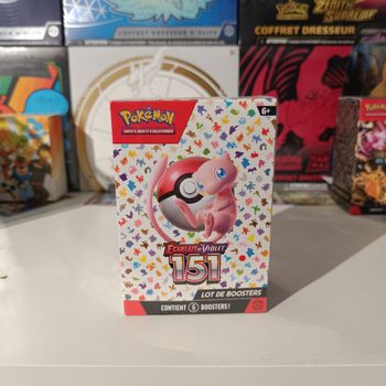 Bundle 6 boosters pokémon ev3.5 151 neuf scellé