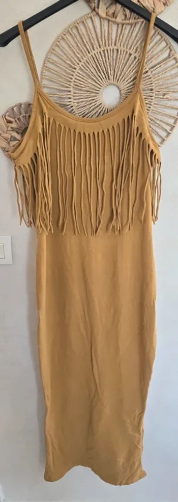 Robe longue fendu
